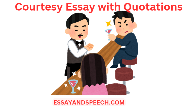 Courtesy essay with quotations