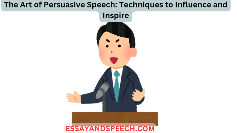 The Art of Persuasive Speech: Techniques to Influence and Inspire