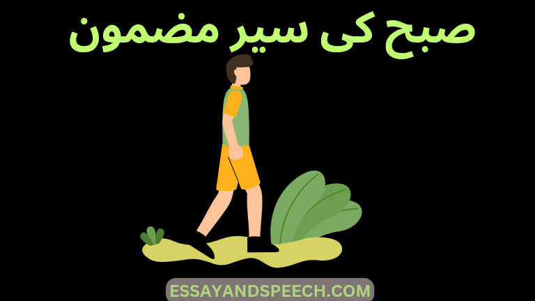 صبح کی سیر مضمون