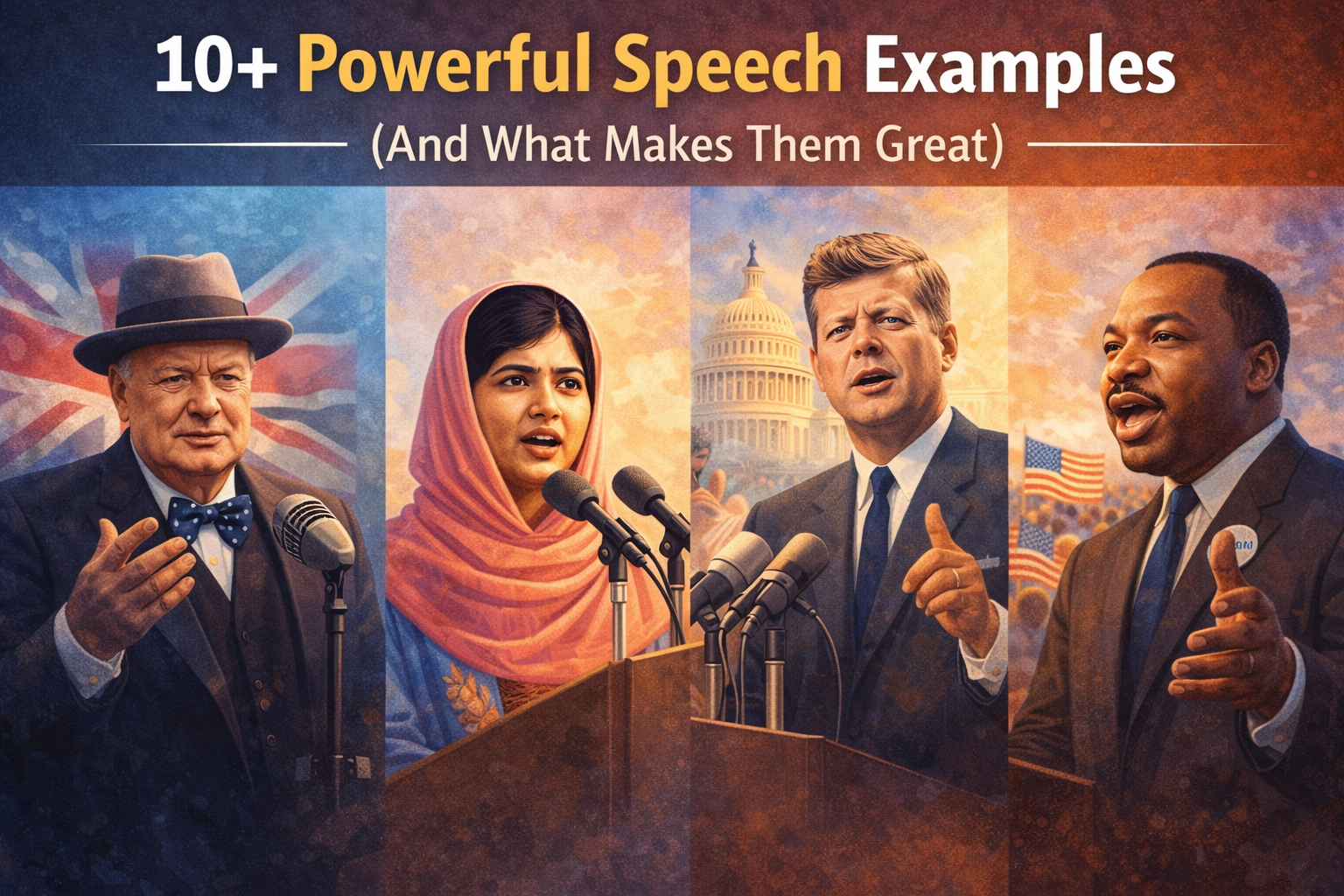 10+ Powerful Speech Examples (And What Makes Them Great)