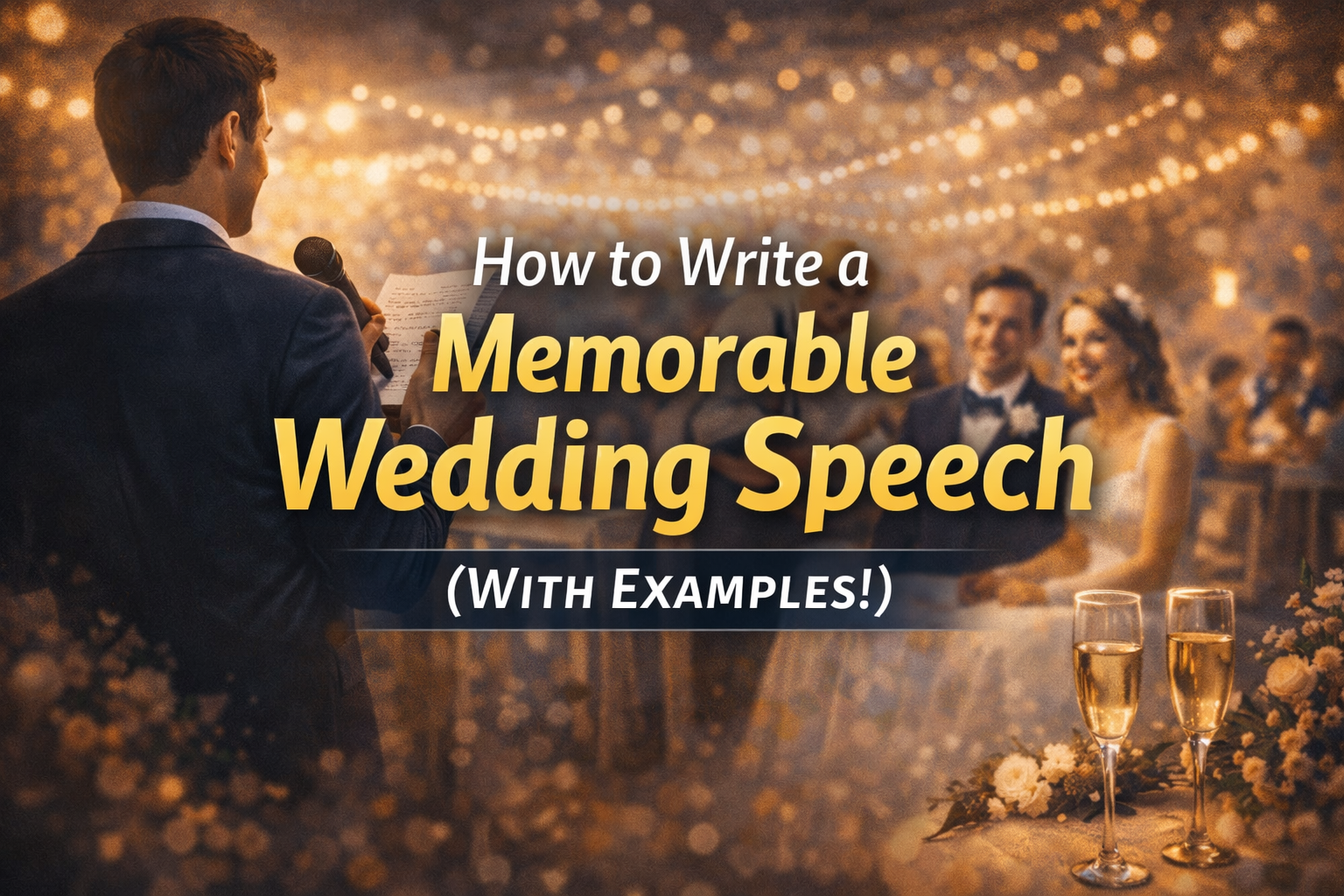 How to Write a Memorable Wedding Speech (With Examples!)