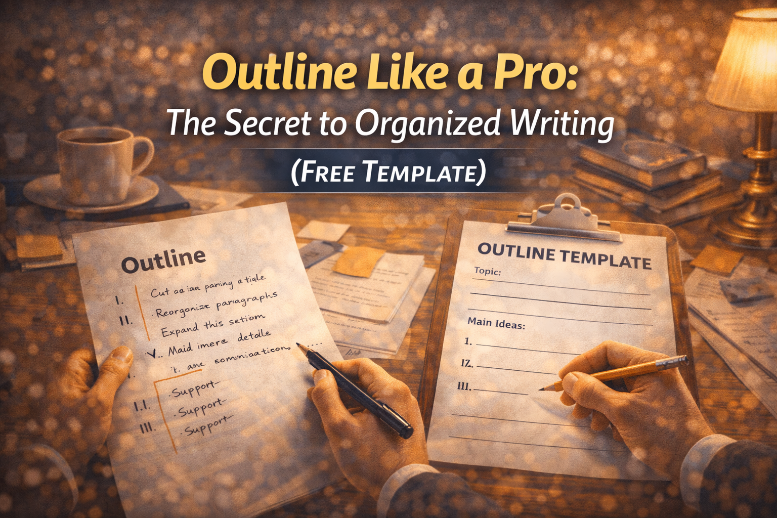 Outline Like a Pro: The Secret to Organized Writing (Free Template)