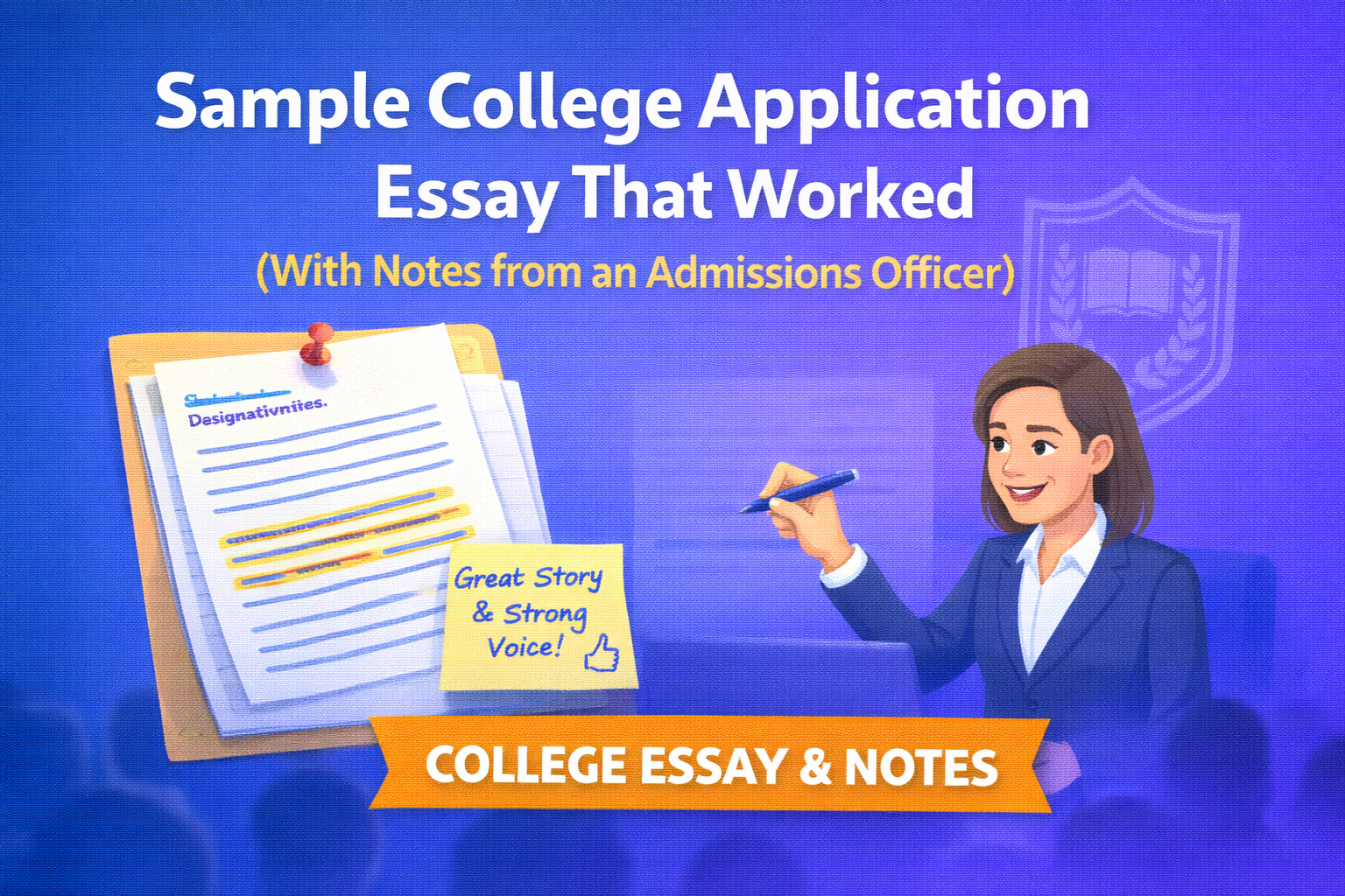 Sample College Application Essay That Worked (With Notes from an Admissions Officer)