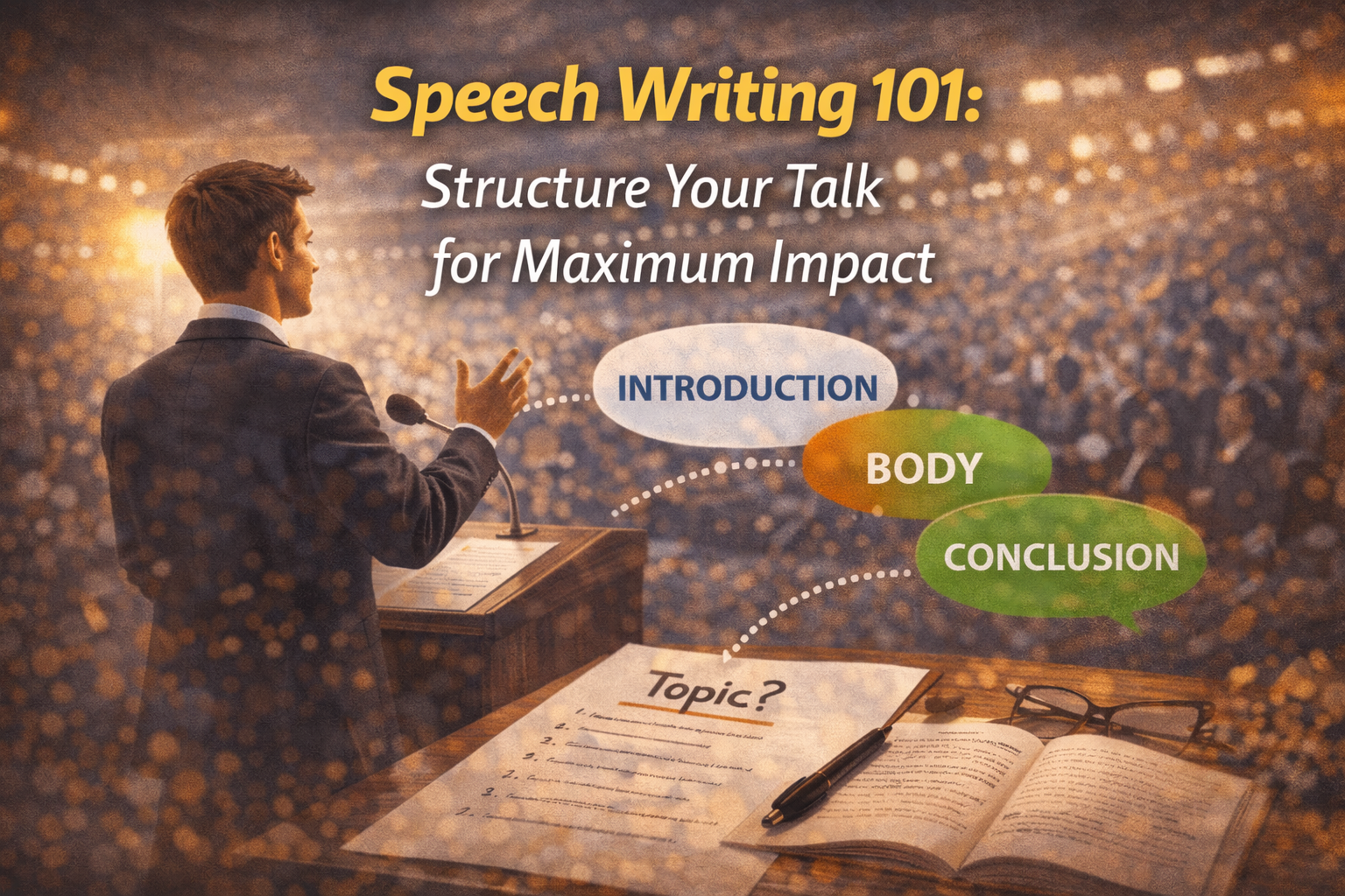 Speech Writing 101: Structure Your Talk for Maximum Impact