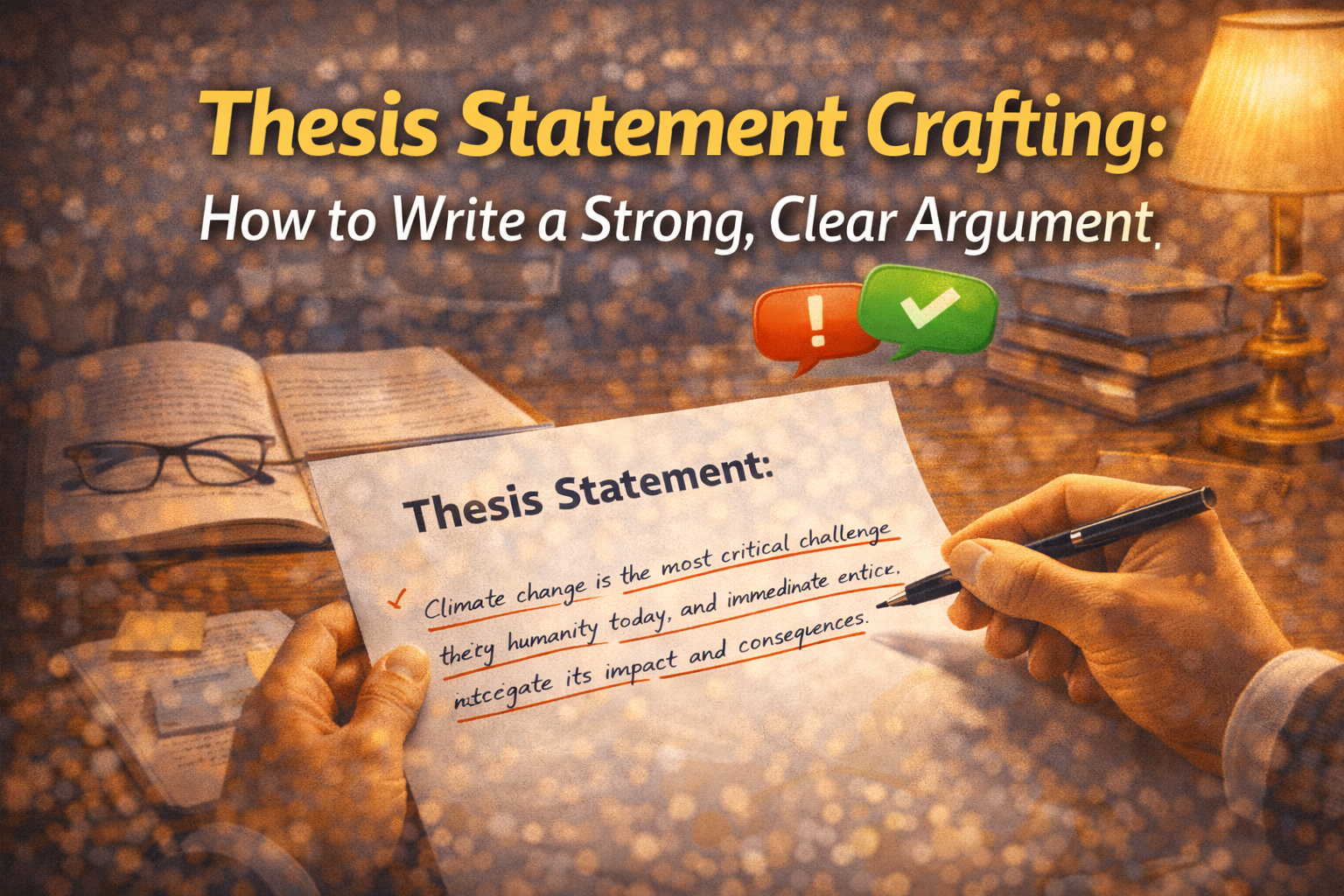 Thesis Statement Crafting: How to Write a Strong, Clear Argument