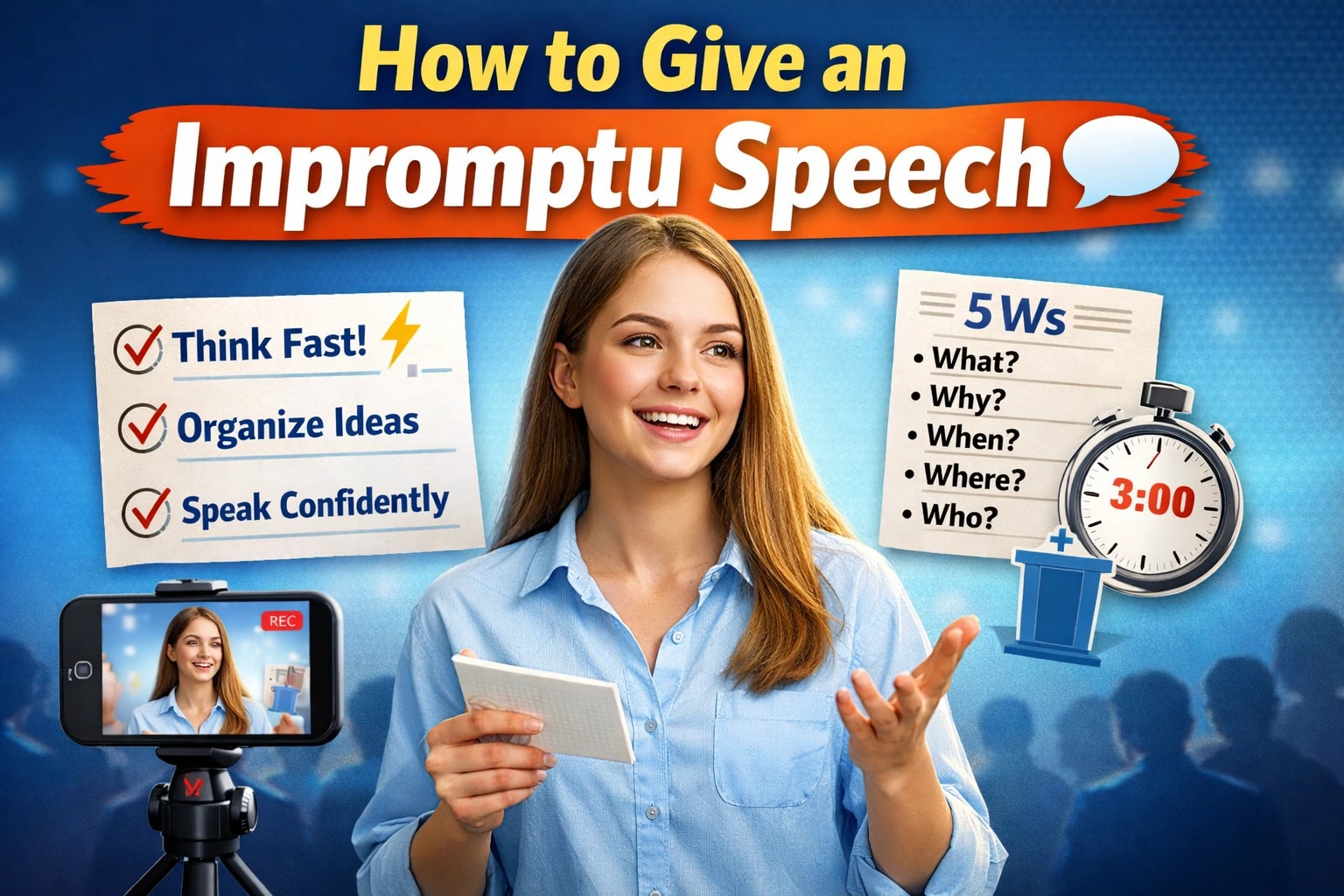 How to Give an Impromptu Speech