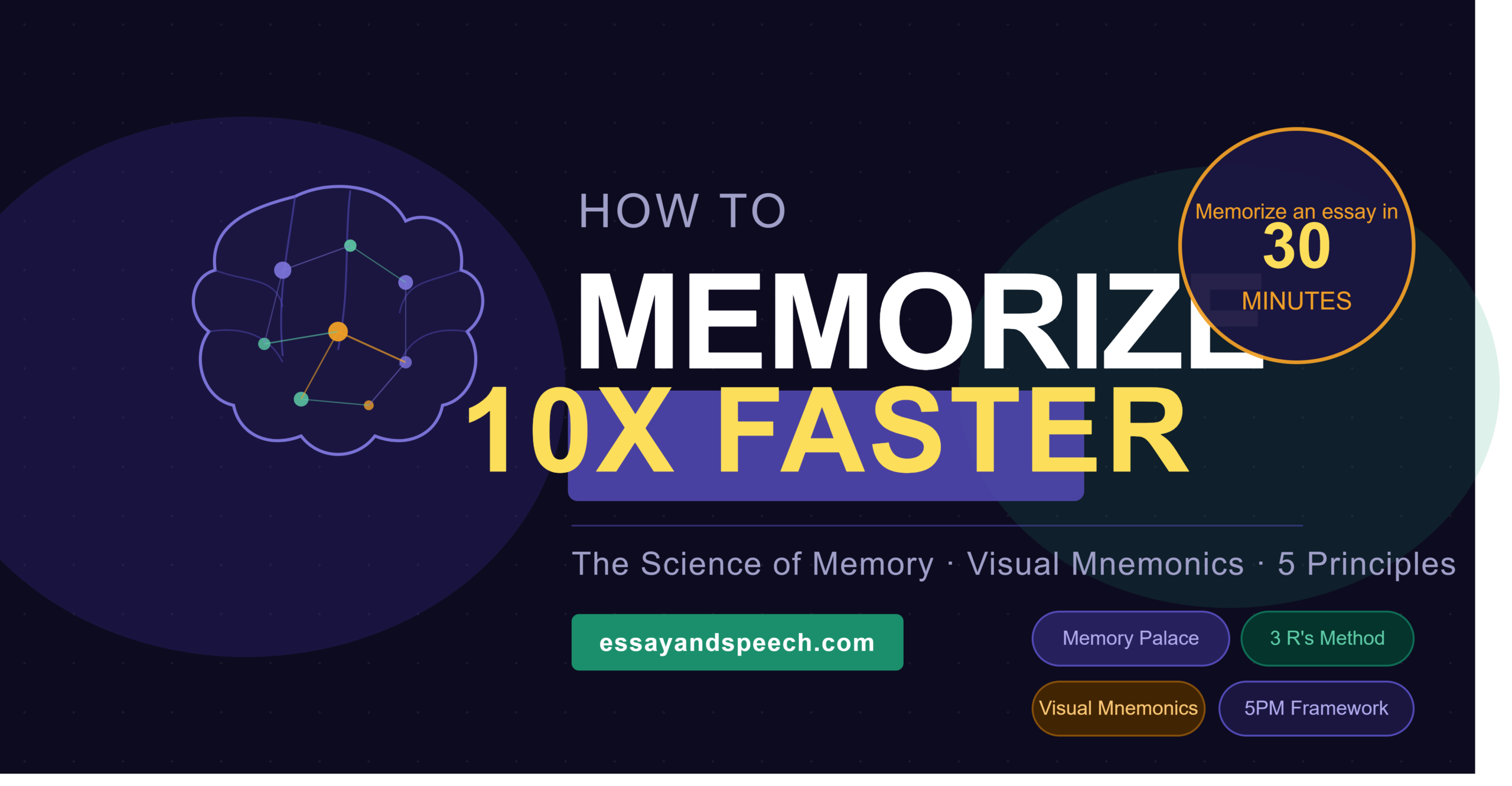 How to Memorize 10X Faster